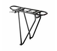 Portapacchi posteriore per bicicletta con aste Racktime Eco nero 28" compatibile