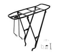 Portapacchi Posteriore per Biciclette, Posteriore Espanso per Bagagli Accessori Regolabile in Altezza per Il Portapacchi Sella Bici per Gli Amanti del Ciclismo e di Viaggio