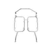Portapacchi posteriore per moto Portapacchi Per Moto Supporto Laterale Per Baule Moto Supporto Per Portapacchi Per CFMOTO Per 800MT Per MT800 2021 2022(Silver Pannier Rack)