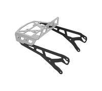 Portapacchi posteriore per moto Supporto Per Monkey 125 Per DAX125 2018-2024 Protezione Superiore Faro Supporto Portapacchi Anteriore(Silver and Black)