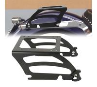 Portapacchi posteriore Portapacchi Staccabile Per Moto Solo Tour Pack, Accessori Per Riporre I Bagagli Nella Parte Posteriore Per Harley Per Springer Softail FXSTS 2000-2002 2003 2004 2005(Black)