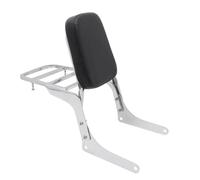 Portapacchi Posteriore Schienale Passeggero Posteriore Motocicletta Sissy Bar Portapacchi Staccabile Per Rebel 250 Per CMX250 Per CMX250C CA250 Tutto L'anno Ripiano Portapacchi(Chrome)