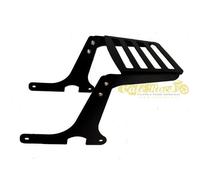 Portapacchi Spaan acciaio nero per harley Davidson Softail FX dal2001 al 2006