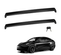 Portapacchi Tetto Croce Per Tesla Per Model Y Per Juniper Per 3 Per Highland 2017-2025 Accessori Barre Alluminio Impieghi Gravosi Barra Portatutto Serratura(For Y 20-24)