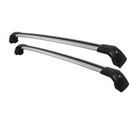 Portapacchi Tetto In Lega Alluminio Laterale Trasversale Rails Rack Bagagli Portapacchi Auto Bar 2 Pz Per Cooper Per Countryman R60 4 PORTE 2011-2016(Silverblack)