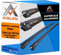 Portapacchi Tetto per AGURI PRESTIGE nero Kia Sportage II 2004-2009