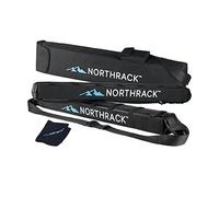 Portapacchi universale sottoposto a crash test NORTHRACK - adatto a tutte le auto con 4 o 5 porte, nero, H8, W10, L100 cm