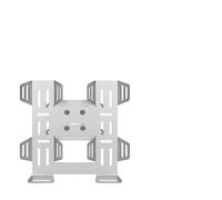 Portapacchino Moto Moto Per BMW R1200GS LC ADV R1250GS Portabottiglie Per Benzina, Olio, Serbatoi, Taniche Di Carburante, Piastra Di Supporto Per Valigie(Style3 Silver)