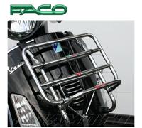 PORTAPACCO ANTERIORE FACO CROMATO PIAGGIO VESPA GTS 125 2014 2015 2016