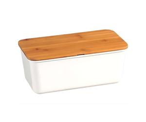 Portapane Buffet Hotel Colazione Tagliere Bambù Pane Bianco Kesper 34x18 cm