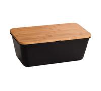 Portapane Buffet Hotel Colazione Tagliere Bambù Pane Nero Kesper 34x20 cm