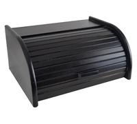 Portapane piccolo legno nero 31x26x16 cm - made in Poland