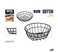 Portapane Quttin Metallo Rotonda 20 x 5 cm 4 mm [12 Unità]