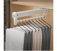 Portapantaloni Estraibile, Bastone Appendiabiti per Armadio 26-56CM Risparmia Spazio di Archiviazione, Asta Appendiabiti Allungabile Organizer per Vestiti E Pantaloni per Armadio B,41cm