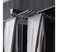 Portapantaloni Estraibile per Armadio, Grucce per Pantaloni Estraibili, Appendiabiti per Pantaloni, Guardaroba, Organizer Estensibile Antiscivolo per Jeans, Cravatte e Asciugamani.
