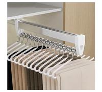 Portapantaloni Estraibile,Portapantaloni Estensibile 30-55 Cm,Porta Appendiabiti Estraibile,Per Guardaroba Pantaloni Deposito Abbigliamento,Risparmia Spazio,Capacità Di Carico 25 Kg(30cm/11.8inch)