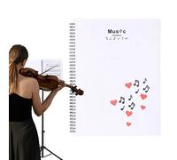 Portapartiti - Piano A4 Binder Spiral, Portable Music File Storage | Porta partiti per orchestre, cori scolastici, artisti giovani o adulti, organizzatore di spartiti e display