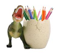Portapenne a forma di dinosauro - Simpatico organizer da scrivania alla | accessorio da scrivania di grande capacità | Conservazione di articoli di cancelleria divertenti e di lunga durata per la