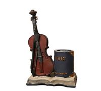 Portapenne a forma di violino Portapenne alla moda Contenitore per penne