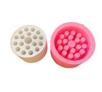 Portapenne a nido d'ape Stampi in silicone per resina epossidica stampi per calcestruzzo stampi per getti a nido d'ape rotondi per penne in silicone