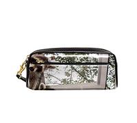 Portapenne Adorable Baby Raccoon Climbing On Window Cartoleria Organizer Con Scomparti Astucci Matite Durevole Portamatite Studenti Per Scuola Università Ufficio
