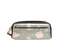 Portapenne Astuccio Cute Hares Rabbits On Flowers Garden Astucci Cancelleria Con Scomparti Custodia Porta Cancelleria Portatile Portamatite Studenti Per Scuola Università Adolescente