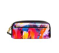 Portapenne Astuccio Multicolor Abstract Painting Astuccio Portapenne Con Cerniera Astuccio Espandibile Scatola Di Cancelleria Per Studenti Università Matite