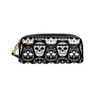 Portapenne Astuccio Sugar Skulls Cartoleria Organizer Con Scomparti Astuccio Multifunzione Astuccio Portapenne Per Scuola Adolescente Ragazze