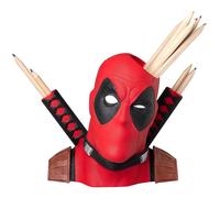 Grupo Erik: Portapenne Deadpool | Porta Penne Marvel Deadpool in resina 18 x 16 x 16 cm, Portapenne simpatico da scrivania, Deadpool e Wolverine Gadget, Deadpool Gadget Ufficio