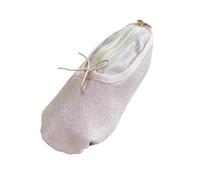 Portapenne Danza con Forma di da Balletto in Tessuto con Paillettes E Rifiniture Satinata con Chiusura Lampo Leggero per Organizzare Trucco E Scuola Adatto per E Studentesse, Rosa, color to 3