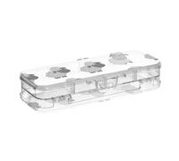 Portapenne e astuccio multifunzione grigio pecora per ufficio 8,3 "L x 3" W x 1,9 "H