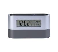 Portapenne elettronico multifunzionale con calendario orologio e visualizzazione della temperatura per ufficio scrivania organizzazione elettronica orologio planner