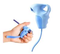 Portapenne, ergonomico e colorato, in silicone, strumento per scrivere a mano, per bambini in età prescolare, bambini, adulti, esigenze speciali