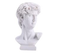 Portapenne for statua di David, vaso di penna in stile nordico, statua di testa umana, vaso di David Statua, porta pennelli da trucco, decorazioni for la casa, forniture for ufficio moderne