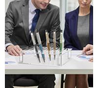 Portapenne in acrilico per penne a sfera, articoli artistici, trucchi,