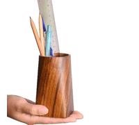 Portapenne in legno organizer da scrivania per ufficio scuola o accessori trucco