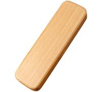 Portapenne in Legno Singolo per Studenti e Scrittori, Scatola Khaki | Astuccio per Ufficio, Confezione Regalo per Compleanno, Design Semplice, Formato Compatto