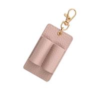Portapenne in pelle a doppia fessura organizer con portachiavi rimovibile clip per giornali, libri, accessori da viaggio, multifunzionale, organizer in acciaio