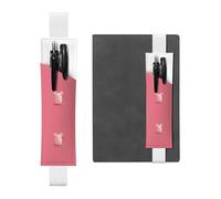 Portapenne in pelle bianca segnalibro YYHHAOFA Il piccolo topolino che ha fatto un errore modello fascia elastica regolabile 21,1-4,6 cm per quaderni diari manuali pianificatori