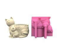 Portapenne in silicone stampo ornamento da tavolo fioriera stampi per vasi di fiori stampo in resina epossidica stampo per gesso strumento fioriera