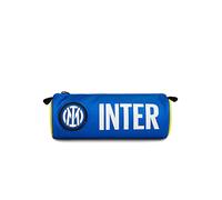 Portapenne INTER, BACK OF THE NET, Blu e Nero, Scuola & Tempo Libero