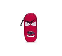 Portapenne INVICTA - LIP PENCIL BAG FACE - Rosso - porta penne scomparto interno attrezzato