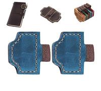 Portapenne magnetico in similpelle, segnalibro personalizzato, regalo significativo for insegnanti e amanti dei libri(Blue,1pcs)