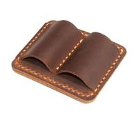 Portapenne per notebook, con anello per penna elegante, doppia clip per penna anti-smarrimento, organizer vintage in PU per quaderni e diari