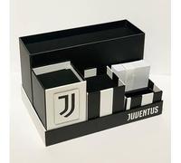 PORTAPENNE portaccessori da scrivania JUVENTUS desktop organizer 27x18x16 prodotto UFFICIALE