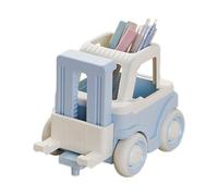 Portapenne - Portapenne Dal Design Del Carrello Elevatore Con Supporto Per Telefono, Organizer Per Cancelleria, Decorazioni Per La Scrivania Per Bambini, Per Desktop Da Tavolo Da
