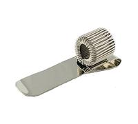 Portapenne portatile in metallo utilizzato per notebook e appunti Risolve il problema delle penne spesso perse, facile da trasportare, portapenne flessibile per clip per notebook
