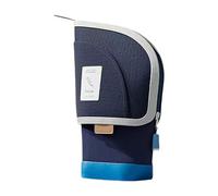 Portapenne retrattile - Astuccio organizer di grande capacità, astuccio portatile con cerniera per articoli di cancelleria per casa, scuola e ufficio, Blu, Refer to description, Unisex