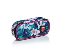 Portapenne Round Plus - Dreams Flowers -The Double -Blu