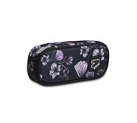 Portapenne Scuola Seven - Round Plus con elastici porta penne - The Double Girl Ragazza - Nero, Rosa